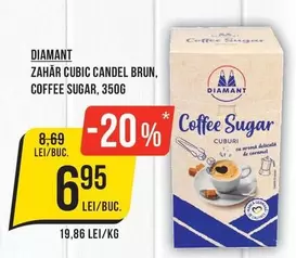 ZAHĂR CUBIC CANDEL BRUN, COFFEE SUGAR