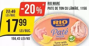 PATE DE TON CU LĂMÂIE
