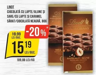 CIOCOLATĂ CU LAPTE/ALUNE ȘI SARE/CU LAPTE ȘI CARAMEL SĂRAT/CIOCOLATĂ NEAGRĂ