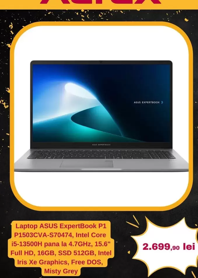 Intel - ExpertBook P1 P1503CVA-S70474