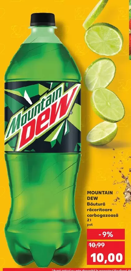 Mountain Dew - Băutură răcoritoare carbogazoasă