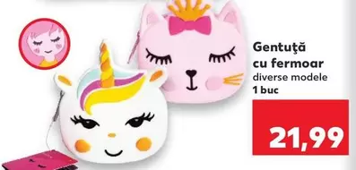 Gentuță cu fermoar diverse modele