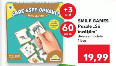 Puzzle „Să învăţăm"