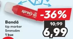 Bandă tip marker
