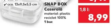 SNAP BOX Caserolă