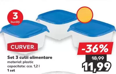 Set 3 cutii alimentare