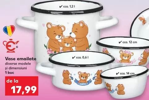 Vase emailate