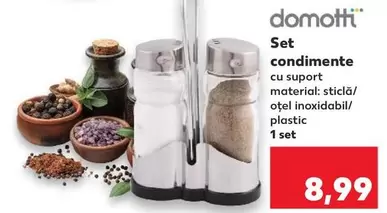 Set condimente cu suport