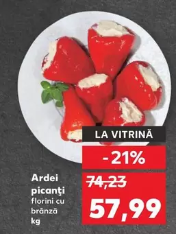 Ardei picanți florini cu brânză