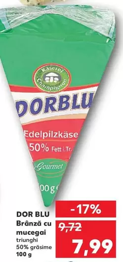 Brânză cu mucegai triunghi