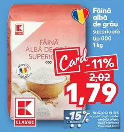 Făină albă de grâu