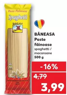 Paste făinoase spaghetti / macaroane