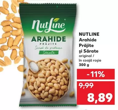 Nutline - Arahide Prăjite și Sărate