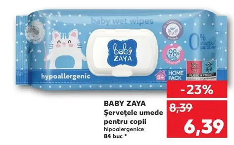 Şerveţele umede pentru copii hipoalergenice
