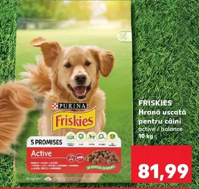 Purina - FRISKIES Hrană uscată pentru câini active balance