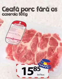 Ceafă porc fără os