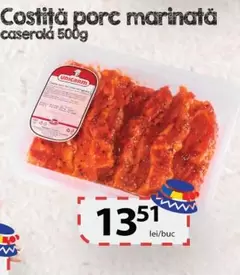 Costită porc marinată