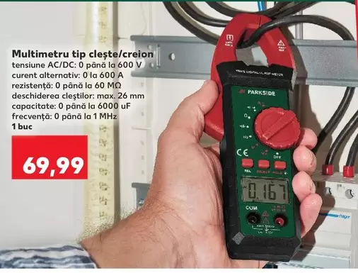 Multimetru tip clește/creion