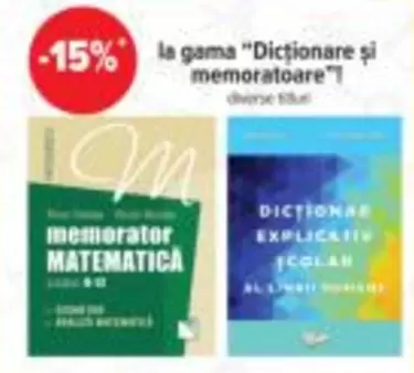 Dicţionare şi memoratoare