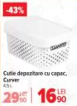 Cutie depozitare cu capac