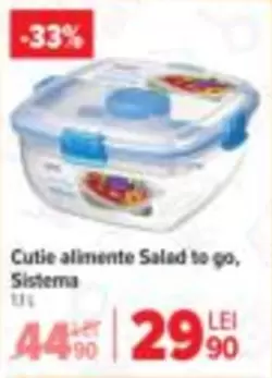 Cutie alimente Salad to go