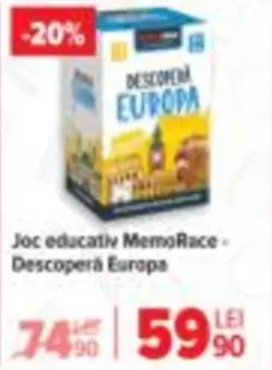 Joc educativ MemoRace - Descoperă Europa