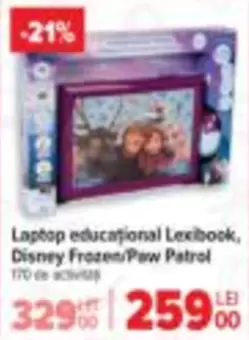 Laptop educațional Lexibook, Disney Frozen/Paw Patrol