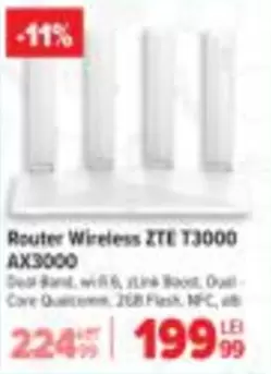 Flash - Router Wireless T3000 AX3000