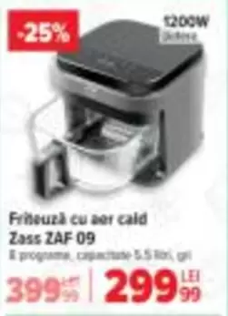 Friteuză cu aer cald Zass ZAF 09