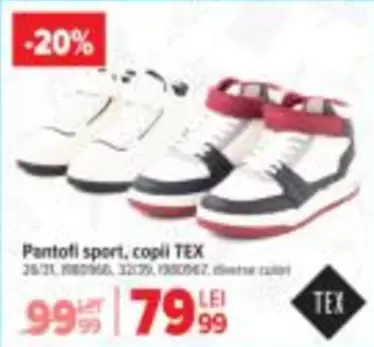 Pantofi sport, copii TEX