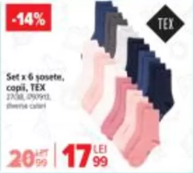 Set x 6 sosete, copii, TEX 27838, 090911
