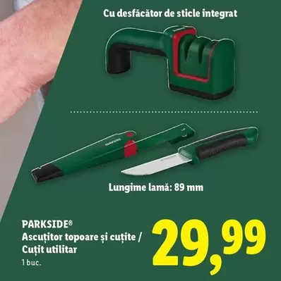 Ascuțitor topoare și cuțite / Cuțit utilitar