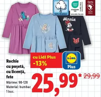 Rochie cu poşetă, cu licență, fete