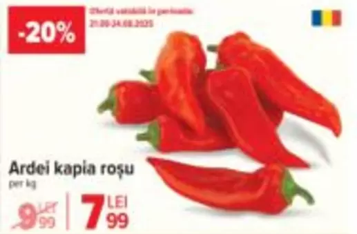 Ardei kapia roșu