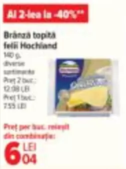 Bránza topita felii