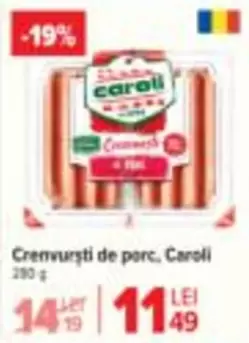 Cremvursti de porc
