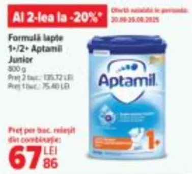 lapte 1+/2+ Junior