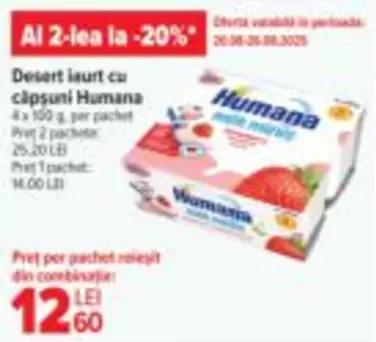 Desert Iaurt cu căpșuni