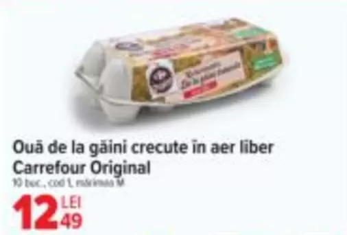 Ouă de la găini crecute în aer liber
