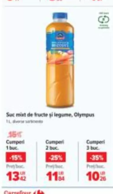 Suc mixt de fructe şi legume