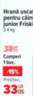 Hrană uscat pentru caini junior