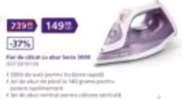 Fier de călcat cu abur seria 3000