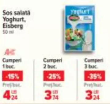 Sos salata Yoghurt, Eisberg
