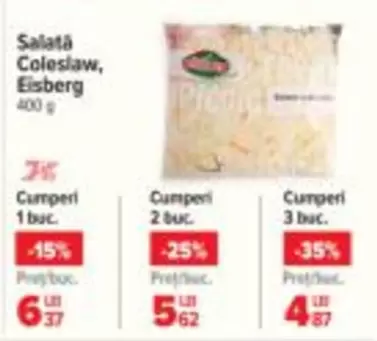 Salata Coleslaw, Eisberg