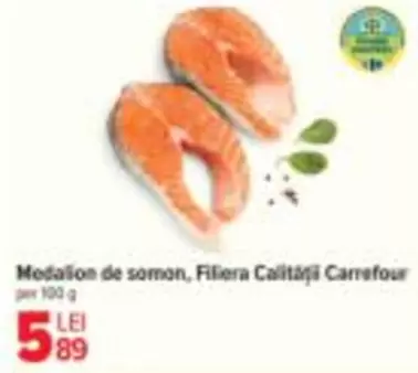 Medalion de somon, Filiera Calității Carrefour