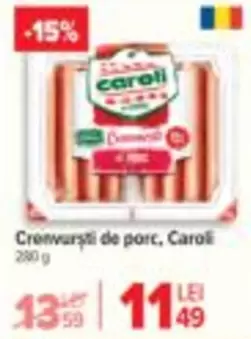 Crenvurști de porc