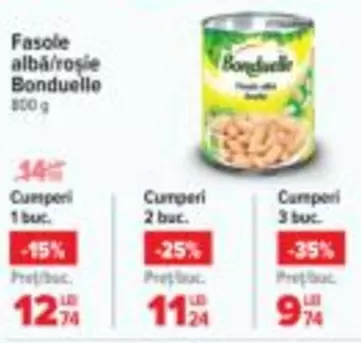 Fasole albă/roșie