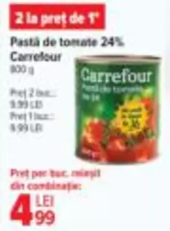 Pastă de tomate 24%