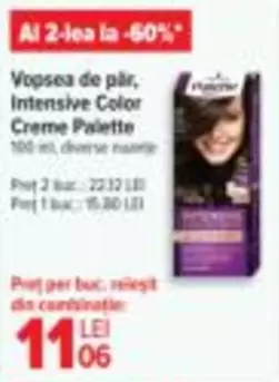 Vopsea de păr, Intensive Color Creme Palette