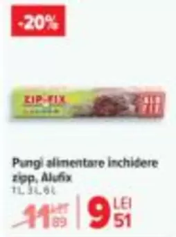Pungi alimentare inchidere zipp